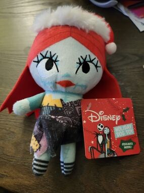 Disney Sally Plush Dog Toy - Red Hair, Blue Face, Black Outfit